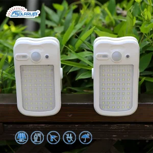 IP65 LED DC Solar Integrated Clamp Lamp for Courtyard & Garden Outdoor Use