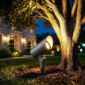 IP65 LED Garden Spot Light Outdoor Landscape Uplight Waterproof Yard Tree Lighting Fixture 2 Year Warranty CRI 80 30 Beam