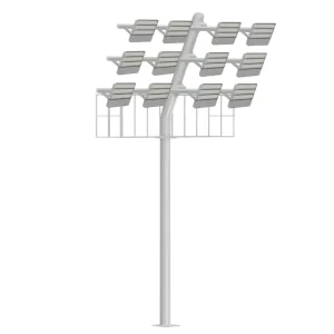 IP65 LED High Mast Light with Access Platform Steel Construction for Theme Park