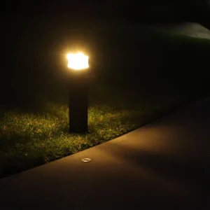 IP65 LED Pathway Bollard Light Aluminum Body Low Voltage Garden Pillar Light