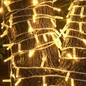 IP65 LED Warm White Outdoor Garden Lights Landscape Yard Holiday Christmas Multicolor Decorative String Lights