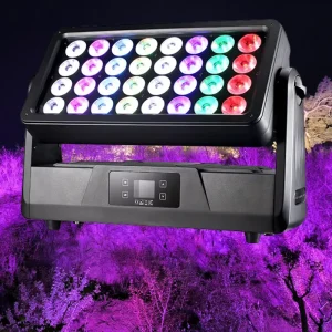 IP65 Outdoor 32x40W RGBW 4-in-1 DMX LED Wall Washer Light