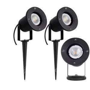 IP65 Outdoor Aluminum LED Garden Spike Spotlight for GU10 MR16 Bulbs