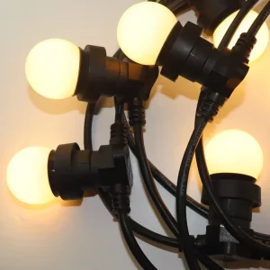 IP65 Outdoor E27 B22 Sockets String Light Waterproof Festival Garland Belt Light Exterior Decorative Lighting
