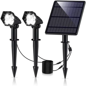 IP65 Outdoor Garden Solar LED Wall Lights Waterproof Flood Lights