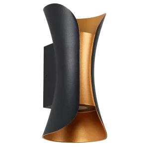IP65 Outdoor LED Wall Light Up and Down Aluminum Glass Exterior Sconce Modern Cylinder Waterproof Lamp for Garden Villa
