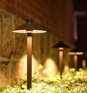 IP65 Outdoor Pathway LED Lawn Lights Aluminum Body Umbrella Lawn Light for Landscape Stock Available