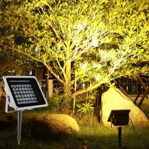 IP65 Outdoor RGB LED Floodlight Spotlight Lamps 50W Aluminum Garden AC Landscape Lighting