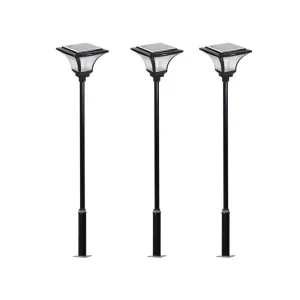 IP65 Outdoor Solar LED Garden Light Iron Acrylic Waterproof Body Remote Control Adjustable Color Temperature Battery Powered