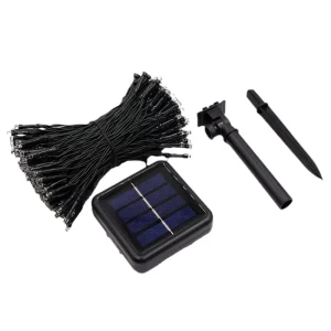 IP65 Rated Waterproof Outdoor Solar LED String Light 50m Christmas Holiday Courtyard Garden Decoration Independence Day
