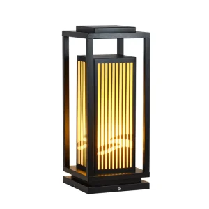 IP65 Solar LED Lamp Waterproof Outdoor Garden Pillar Lights for Lawn Park Community Garden