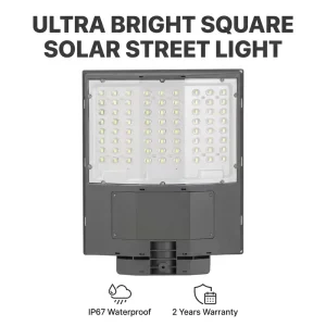 IP65 Solar LED Street Lamp with 6000K Daylight