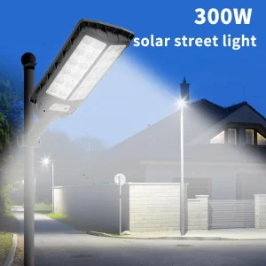 IP65 Solar Street Light 300w All in One Integrated Outdoor Solar Powered Street Light Lamp Waterproof
