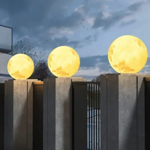 IP65 Solar Waterproof Garden Lamp for Hotel Disco Colorful Beach Party Moon Decorative Atmosphere Courtyard for Outdoor Lighting