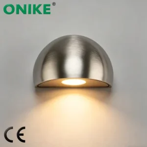 IP65 Stainless Steel Outdoor LED Wall Washer Light Waterproof Exterior Wall Lamp Tempered Glass Diffuser Garden Courtyard Porch