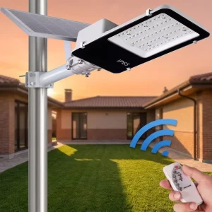 IP65 Waterproof 100W LED Solar Street Light for Courtyards, Villas, and Gardens