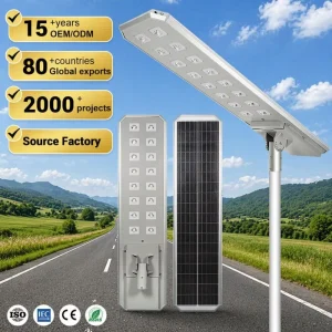 IP65 Waterproof 120W 160W 200W 240W 360W Outdoor Solar LED Street Light