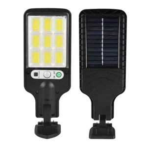 IP65 Waterproof 5000 Lumens Solar Street Lamp with Human Body Sensing and Remote Control for Garden and Road Use