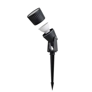 IP65 Waterproof ABS LED Spike Lights GU10 5W Spot Garden Lighting for Outdoor Gardens and Landscape AC Power Supply