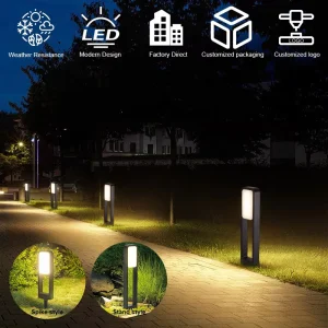 IP65 Waterproof AC LED Outdoor Garden Light 10W 110V 220V Warm White Aluminum 120 Beam Angle Street Lighting Park Hotel
