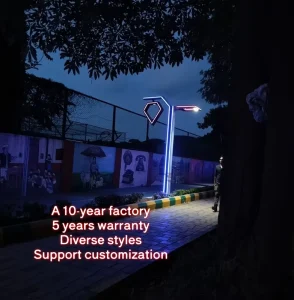IP65 Waterproof AC Powered LED Solar Lights for Garden Yard Porch Outdoor Use with Light Sensor Control