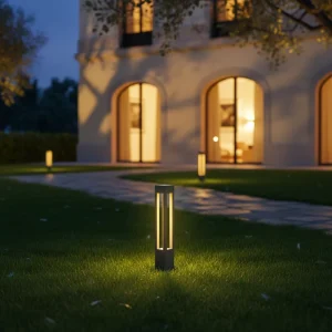 IP65 Waterproof Aluminum LED Lawn Lights Multi Color Temperature (3000K 6500K) 90 Beam Angle High Brightness Outdoor Lighting