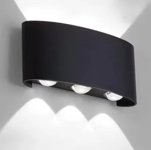IP65 Waterproof Aluminum LED Outdoor Wall Lamp for Garden or Bedside Use
