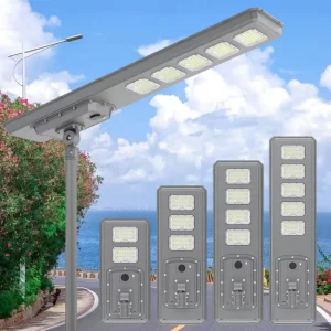 IP65 Waterproof Aluminum LED Solar Street Light with 100W-250W Solar Panel