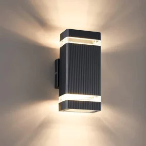 IP65 Waterproof Aluminum Outdoor Wall Light with Adjustable LED for Porch & Garden
