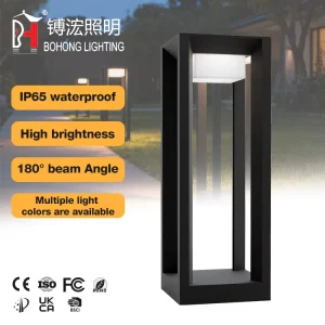 IP65 Waterproof Aluminum Solar Outdoor LED Lawn Lamp for Park Home Garden Courtyard