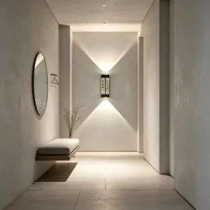 IP65 Waterproof Courtyard Garden Outdoor Wall Lamp Modern Indoor Up Down Wall Mount Fixture for Home Decor Outdoor Crystal