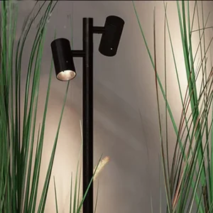 IP65 Waterproof DC24V Outdoor Garden LED Flood Lamp 2-Head Aluminum Construction CRI 90 Dimmable 15-24-36 Beam