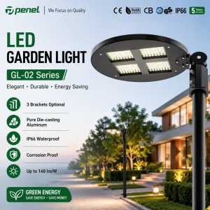 IP65 Waterproof Die Casting Aluminum 15000 Lumens Multi Beam Angle Outdoor LED Garden Light
