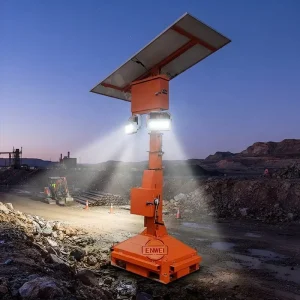 IP65 Waterproof Dual Charging Solar Trailer Tower for Events and Disaster Relief
