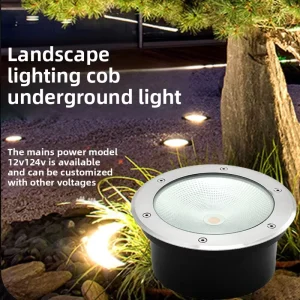 IP65 Waterproof Floor Recessed Deck Inground Spotlight Outdoor Landscape Ground Buried Lamp Led Underground Light 12V 24V