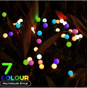 IP65 Waterproof Garden Firework Lamp with 6/8/10LED Solar Powered Starburst Swaying Firefly Light