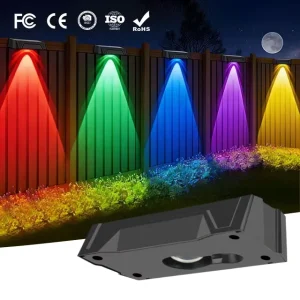 IP65 Waterproof High Brightness Light Sensor Dimmable Solar Powered LED Garden Outdoor Portable Wall Lights