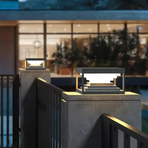 IP65 Waterproof LED Column Lights Outdoor Garden Post Cap Pillar Lighting
