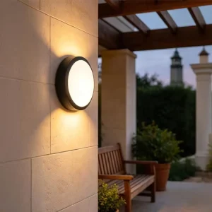 IP65 Waterproof LED Cylinder Bulkhead Light 12W Aluminum Outdoor Wall Mount Garden Hotel Corridor Balcony Lighting