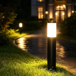 IP65 Waterproof LED Pathway Light Outdoor Lawn Bollard Lamp Garden Driveway Landscape Lighting Adjustable Color Temperature High