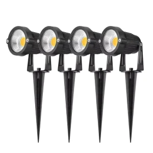 IP65 Waterproof LED Spike Outdoor Landscape Spotlight 220V 110V 3W COB Garden Landscape Light