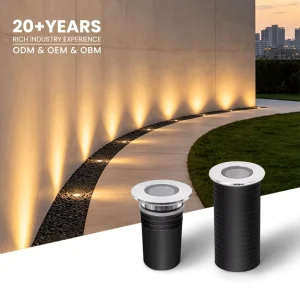 IP65 Waterproof LED Underground Lamp 5W Aluminum Alloy & Stainless Steel 5 Year Warranty for Garden & Park Landscaping
