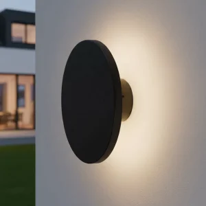 IP65 Waterproof Outdoor LED Wall Lamp 8W CRI 80 2700K Soft Warm White PC Material for Garden Use