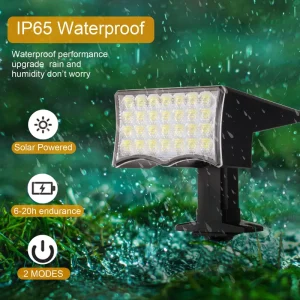 IP65 Waterproof Outdoor Solar LED Spot Light for Garden Lawn Pathway Ground