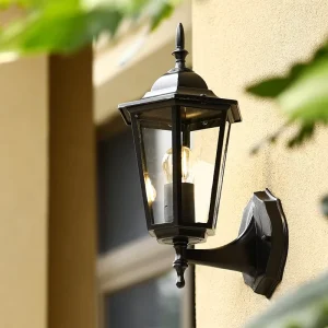 IP65 Waterproof Outdoor Wall Light with Aluminum Lamp Body and Glass Lampshade 3500K Warm White LED 2 Year Warranty