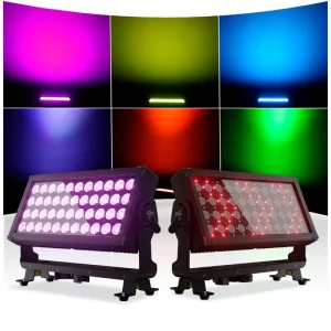 IP65 Waterproof RGBW 4in1 Flood Light DMX512 Outdoor Stage Wall Washer for Concert DJ Disco Building Landscape