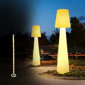 IP65 Waterproof RGBW LED Tube Light Rechargeable Landscape Lighting with Remote Colors for Outdoor Garden Event Bar Party Decor
