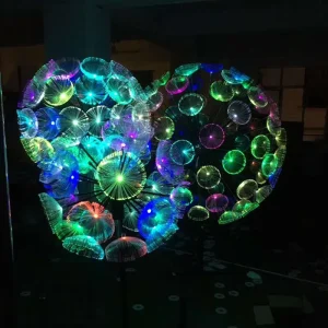 IP65 Waterproof Realistic Dandelion LED Fiber Optic Landscape Lighting Outdoor Lamp Outdoor Park Lighting Decoration White