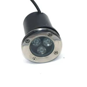 IP65 Waterproof SS 3W 100mm Floor Recessed Deck Inground Spotlight Outdoor Landscape Ground Buried Lamp LED Underground Light