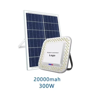 IP65 Waterproof Solar Flood Lights 300W 200Watt LED CE Certified 6000K Daylight Dimmable for Street & Garden Use